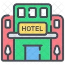Hotel Building Travel Icon
