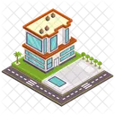 Motel Hotel Accommodation Icon