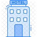 Hotel Building Travel Icon