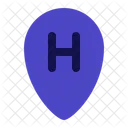 Hotel Maps And Location Map Point Icon