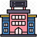 Hotel Building Business Icon