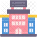 Hotel Building Business Icon