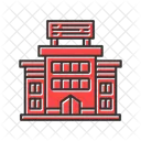 Hotel Building Business Icon