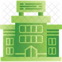 Hotel Building Business Icon