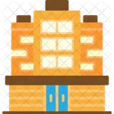 Hotel Building Business Icon