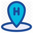 Hotel Location Pin Map Icon