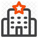 Hotel Hostel Stars Icon