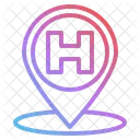 Hotel Location Map Icon