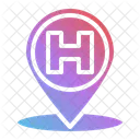 Hotel Location Map Icon