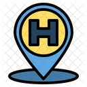 Hotel Location Map Icon