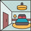Hotel Room Accommodation 아이콘