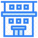 Hotel Room Building Icon