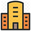 Hotel Room Building Icon