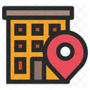 Hotel Room Building Icon