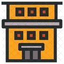 Hotel Room Building Icon