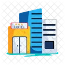 Hotel Hotel Building Motel Icon