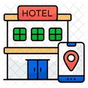 Hotelstandort Hotel GPS Hotelkarte Symbol