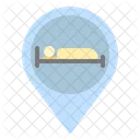 Hotel Pin Place Icon