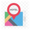 Hotel Location Hotel Map Icon
