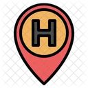 Hotel Placeholder Pin Pointer Gps Map Location Icon