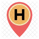 Hotel Placeholder Pin Pointer Gps Map Location Icon