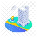 Hotel Location Residence Lodging Icon