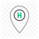 Hotel Location Map Icon