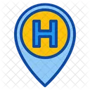 Hotel Placeholder Pin Pointer Gps Map Location Icon