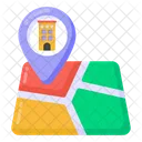 Hotel Map  Icon