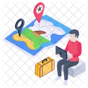 Hotel Map  Icon