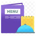 Hotel-Menü  Symbol