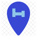 Hotel Pin Pin Map Icon