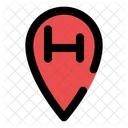 Hotel pin  Icon