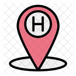 Hotel Pin  Icon