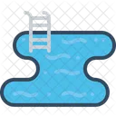 Hotel Restaurant Schwimmen Symbol