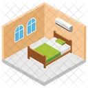 Hotel Room Room Reservation Hotel Booking Icon