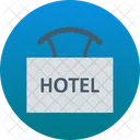 Hotelschild Hangeschild Schild Icon