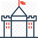Hotel Schloss Luxus Symbol