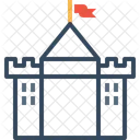 Hotel Schloss Luxus Symbol