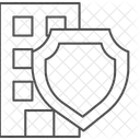 Hotelsicherheit Thinline Symbol Symbol