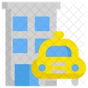 Hotel Building Taxi Icon