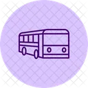 Hotel Shuttle Building Icon