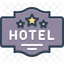 Hotel Sign  Icon