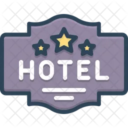 Hotel Sign  Icon