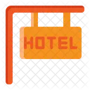 Hotel sign  Icon