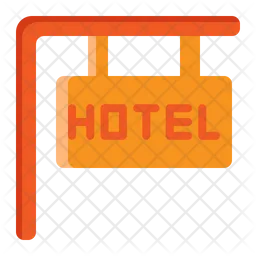 Hotel sign  Icon