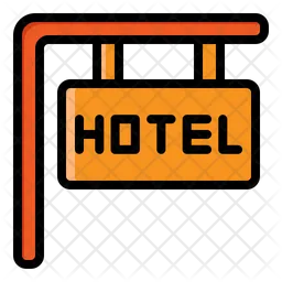 Hotel sign  Icon