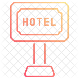 Hotel sign  Icon