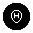 Hotel Sign Map Point Placeholder Icon
