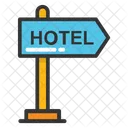 Hotel Sign Signage Icon